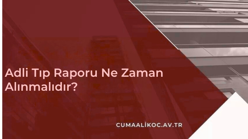 Trafik Kazası Adli Tıp Raporu (2025)